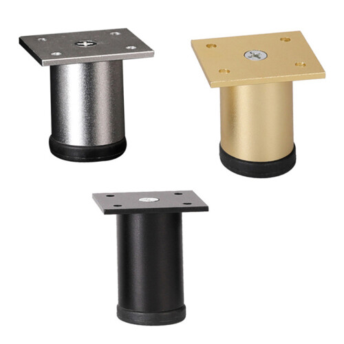 Verstellbare Bettbeine, 6 cm hoch, Silber-Bronze-Finish-Silber 1
