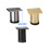 Verstellbare Bettbeine, 6 cm hoch, Silber-Bronze-Finish-Silber 4