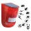 Solar Motion Sensor Alarm with110dB Siren and6-LED Strobe 2