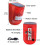 Solar Motion Sensor Alarm with110dB Siren and6-LED Strobe 5