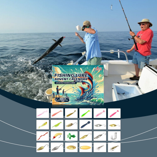 Calendrier de l'Avent de pêche 24 jours avec kit de pêche 1