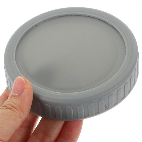 Silicone Mason Jar Lids – Large Mouth, 2-Pack 1