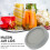 Silicone Mason Jar Lids – Large Mouth, 2-Pack 4