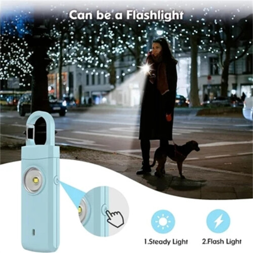 Viflosae 130dB Rechargeable Wolf Personal Alarm 2