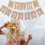 Linen Eid Mubarak Hanging Banner Set 2
