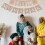 Linen Eid Mubarak Hanging Banner Set 5