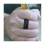 9 mm musta silikoninen parisormussetti koko 14 5