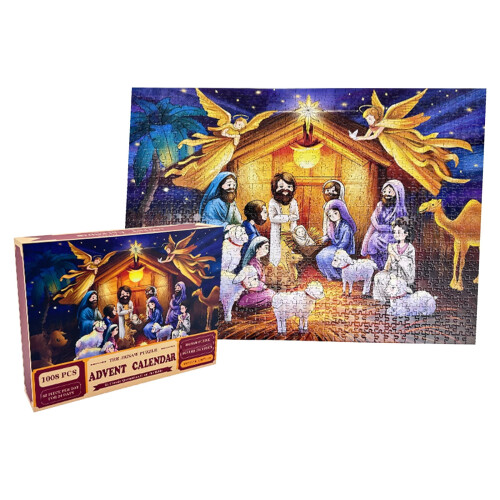 Calendrier de l'Avent de Noël - Puzzle Compte à rebours 24 pièces 1