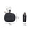 Elegant Tiny Keychain Earphone Case Convenient Carry-Khaki 4