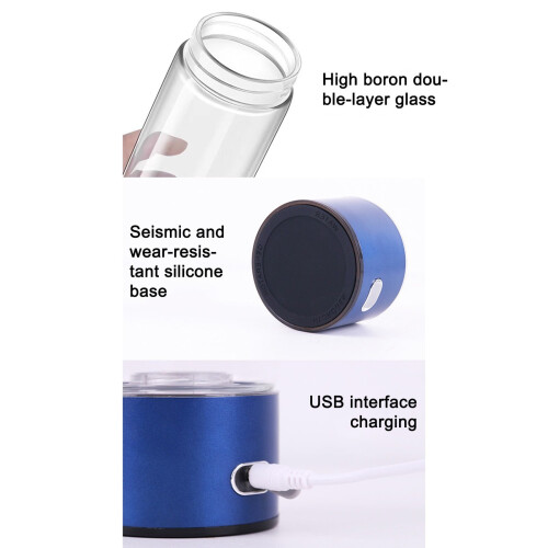 Tragbare Wasserstoffwasserflasche mit Generator (1 Stück) 1