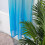 Gradient Rod Screen Curtain Panel Orange Blue 1x2 ft 5