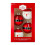 Red Santa Glass Christmas Ornaments, 4 Pack 5