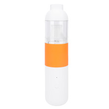 Orange Mini-Handstaubsauger kabellos fürs Auto 3000 mAh