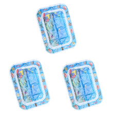 3Stk Baby Wasserspielmatte Spielmatte Kinder Bunt Lernspiel