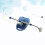Mini Resin Vacuum Cleaner Model - Navy, 3.5 cm 2