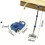 Mini Resin Vacuum Cleaner Model - Navy, 3.5 cm 3