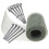 Filet Garde-Gouttière PVC Gris Anti-Bouchage Maison 1
