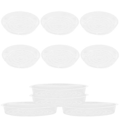 10Pièces Sous-Plats Transparente Pour Pots De Plantes À