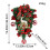 Christmas Upside Down Tree Wreath with Red Fruit 3