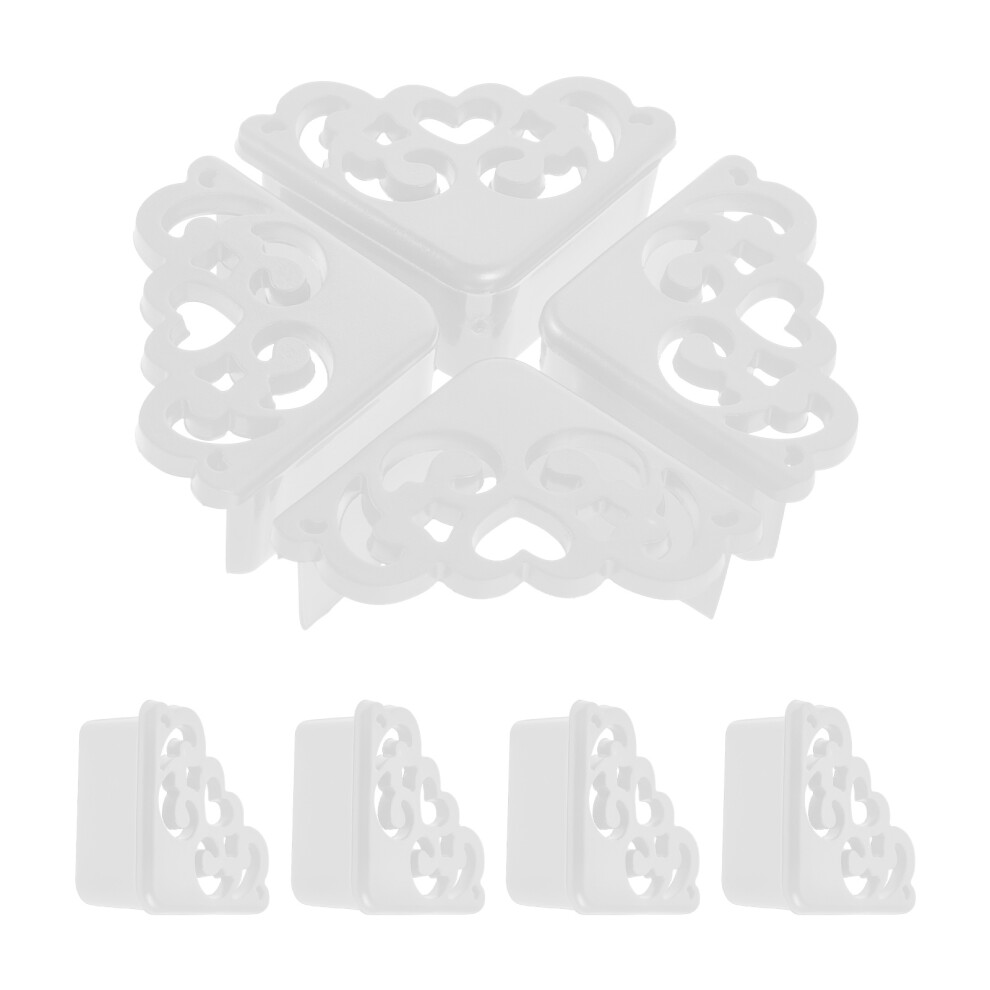8Pcs Pvc Corner Protectors Thickened Silicone Home Safety Guards White Aboofan