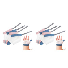 4Pairs Multi Baby Stop Sucking Gloves Soft Finger Protector for Kids