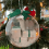 Clear Christmas Ornament Ball with Black Cat Design, 9cm 2