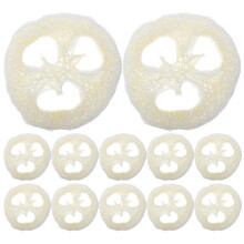 12St Loofah Zeepdrainmat Met Rond Design En Wasbaar