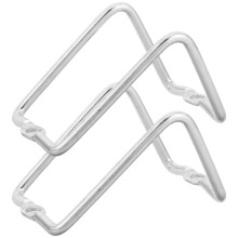 2Stk Fahrrad Rücklicht Halter Stahl Silber, Für E-Bike
