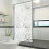 Plastic Hanging Room Divider Screen Panels 12 pcs White 3