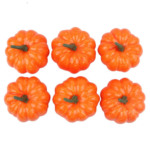 Artificial Assorted Pumpkins for Halloween and Fall Decor 1