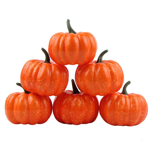 Artificial Assorted Pumpkins for Halloween and Fall Decor 2