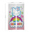 White Linen Door Curtain 34 x 57 in, 2 Panel 2