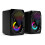 3.5mm Computer Speakers with LED & Volume Control - USB Powered for Laptop 2