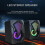 3.5mm Computer Speakers with LED & Volume Control - USB Powered for Laptop 4