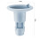 Shower Floor Drain Backflow Preventer Valve Anti-Odor Plug 3