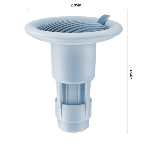 Shower Floor Drain Backflow Preventer Valve Anti-Odor Plug 2