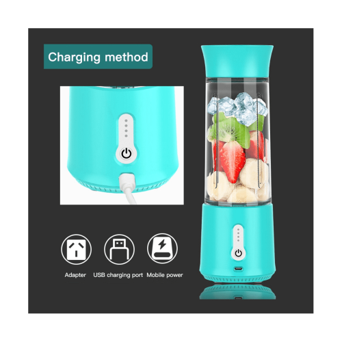 Portable electric blender with 6 blades 500 mL 2