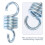 Stainless Steel Hammock Hanging Hook Kit (1 Set) 3