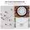 Metal Clock Movement Kit with Silent Mechanism 4