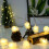 Luzes de Natal em forma de pinha, solares, 8 funções 4