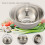Stainless Steel Mixing Bowls Set 5 pcs 2
