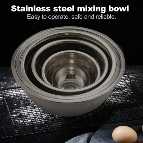 Stainless Steel Mixing Bowls Set 5 pcs 2