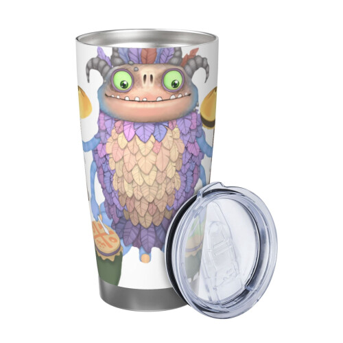Singende Monster-Trinkbecher aus Edelstahl, 590 ml 1