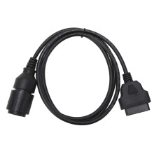 OBD2-forlængerkabel til diagnostisk forlænger af høj kvalitet, han-til-hun-adapter til BMW ICOM OBDLink Motorscan-kompatible diagnostiske