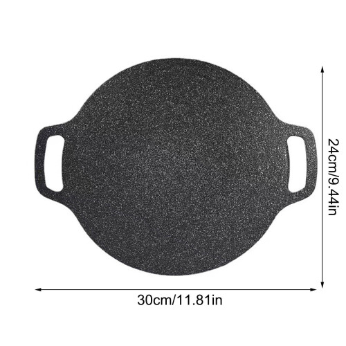 Non-Stick Round Griddle Pan for Electric Stove, Portable 2