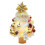 Gold Mini Christmas Tree with Lights, 45 cm 2