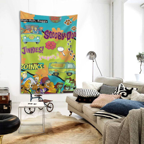 Scooby Doo -seinävaate teini-ikäisille 150x200cm 1