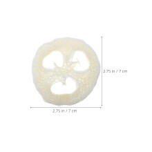 12Pcs Natural Loofah Soap Drain Mats Self Draining Shower Sponge Pads
