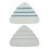 Steam Mop Replacement Pads Triangle Microfiber 3 pcs 3