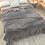 Coral Fleece Blanket 100x150cm Dark Grey 4